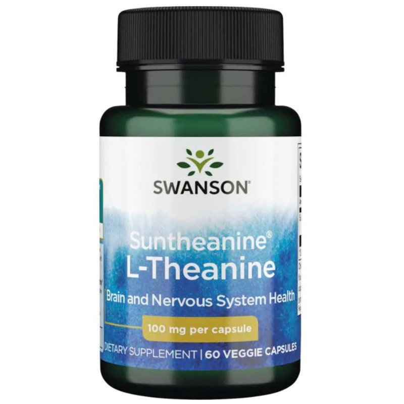 Swanson L-Teanina Suntheanine 100mg 60kaps - Pamięć i Koncentracja