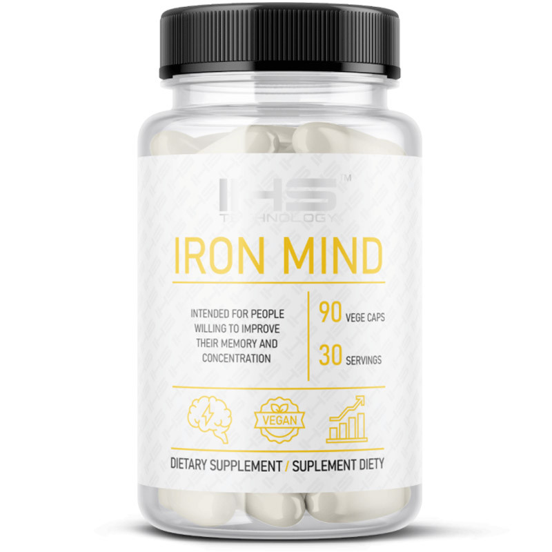 IHS Iron Mind 90vkaps - Wsparcie dla Mózgu i Koncentracji