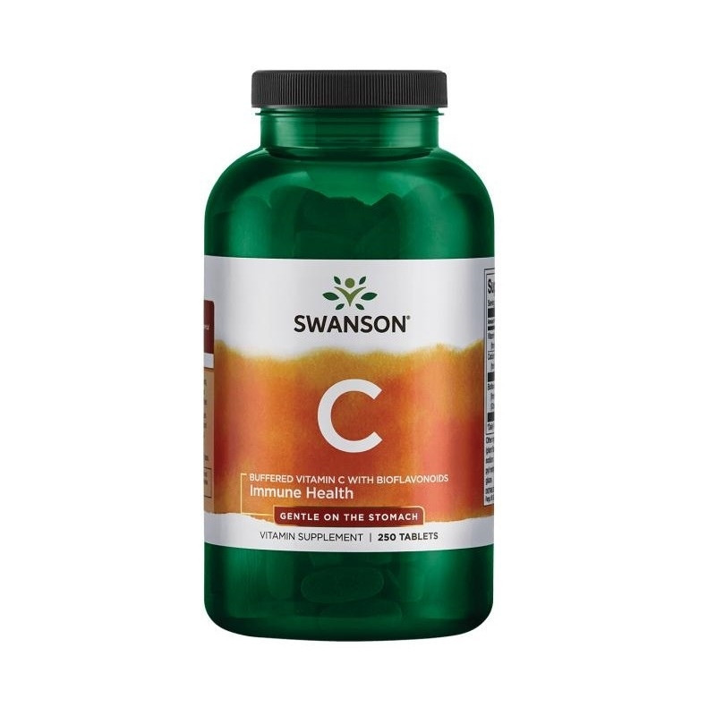 Swanson Witamina C Buforowana + Bioflawonoidy 250tab - Odporność i Energia