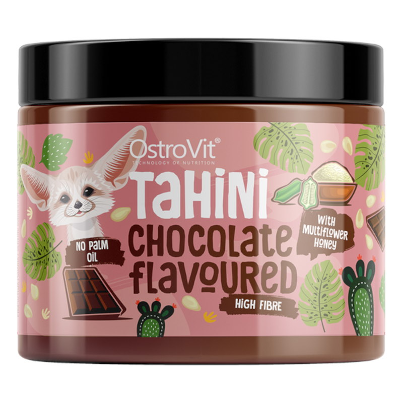 OstroVit Tahini Czekoladowy 500g - Zdrowy krem do smarowania