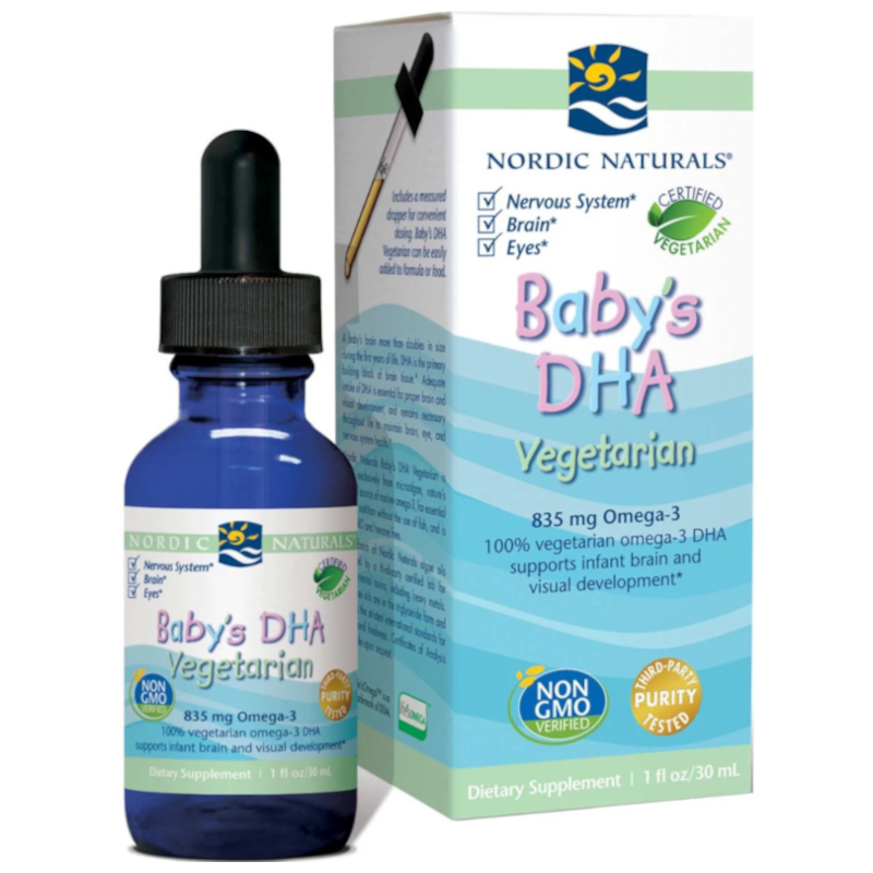 Nordic Naturals Baby's DHA Vegetarian 30ml - Omega-3 dla dzieci