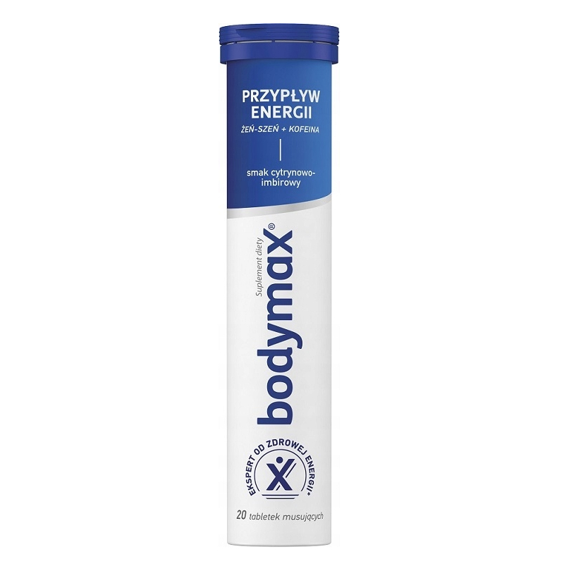 Bodymax Przypływ Energii 20tab - Energia i Witalność