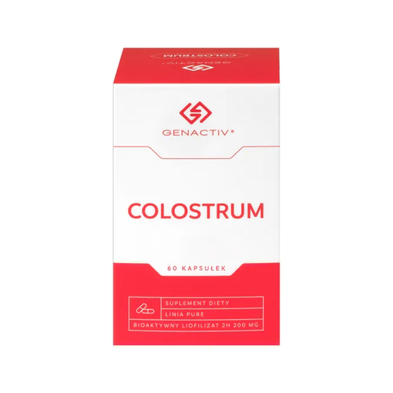 Genactiv Colostrum 60 kapsułek - Wsparcie odporności