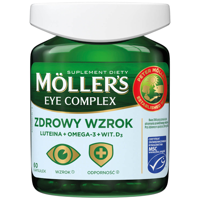 Möller's Eye Complex - Wsparcie dla Wzroku | 60 kaps.