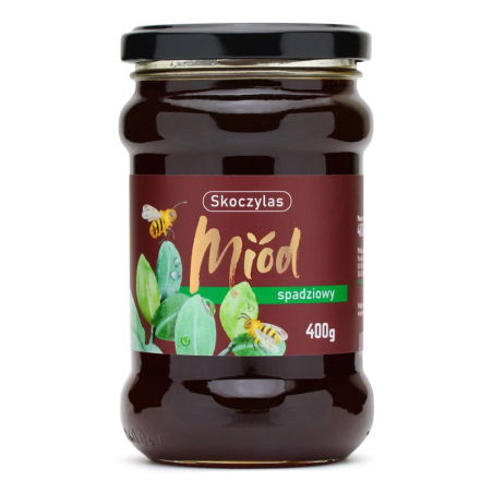 Skoczylas Miód Spadziowy 400g - Naturalny Miód Królewski