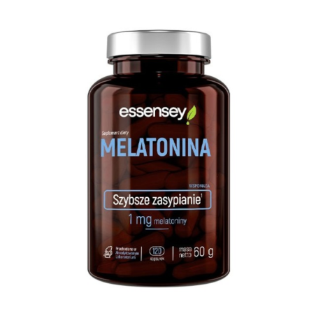 Essensey Melatonina 1mg 120 kaps. - na sen i bezsenność