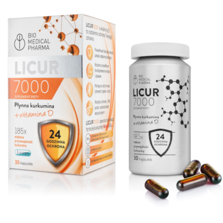 Bio Medical Pharma Licur Max + Witamina D 30 kaps - wsparcie odporności