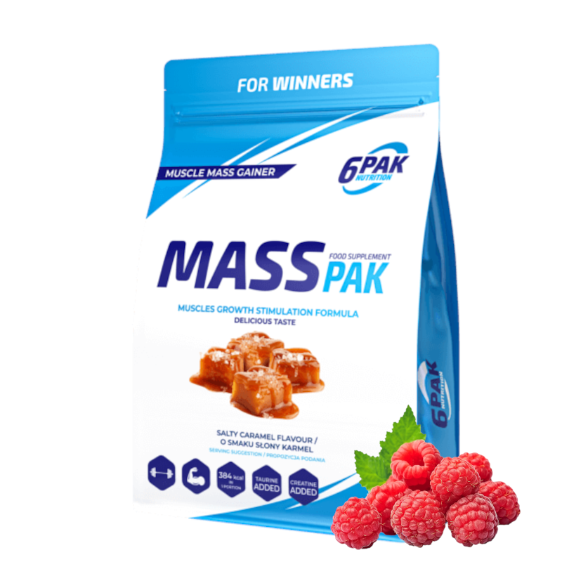 6PAK Nutrition Mass Pak 5000g - Gainer na Masę Mięśniową