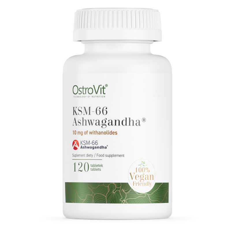 OstroVit KSM-66 Ashwagandha 120tab - Adaptogen na Stres