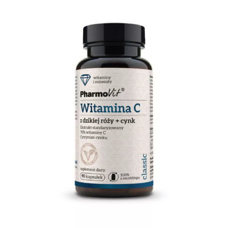 Pharmovit Witamina C + Cynk 90kaps - Wzmocnij Odporność!