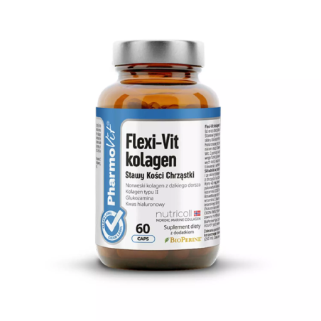 Pharmovit Flexi-Vit Kolagen 60 kaps - Regeneracja Stawów
