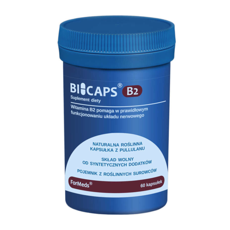 ForMeds Bicaps B2 60 kapsułek - Witamina B2 na energię i zdrowie