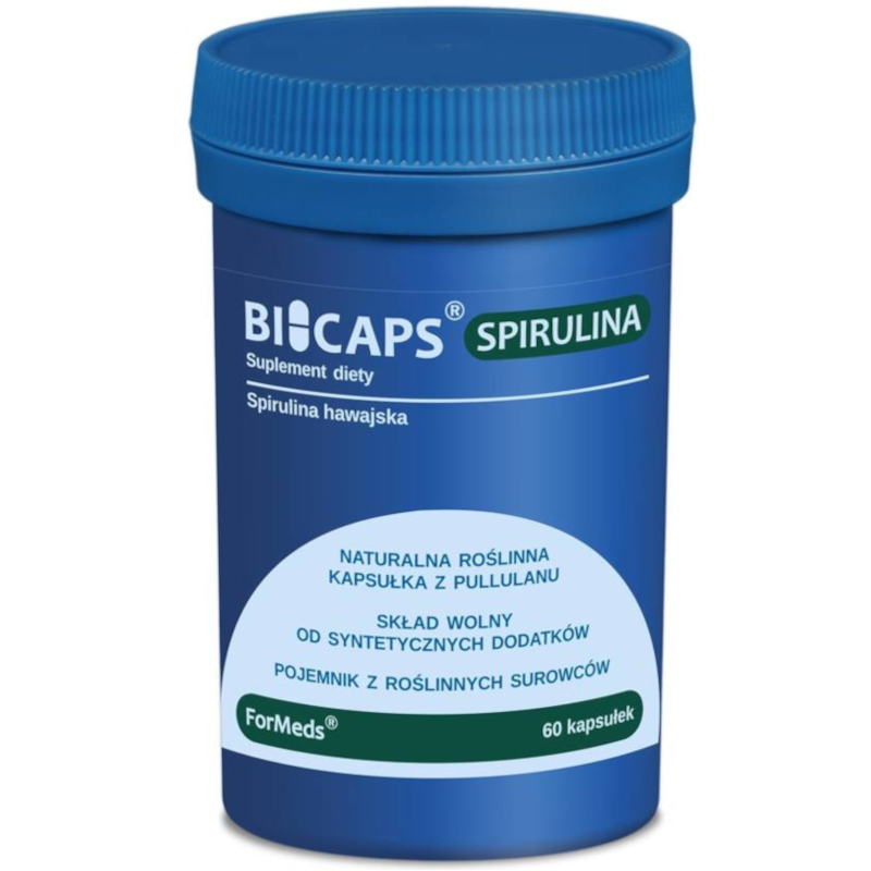 Formeds Bicaps Spirulina 60 kaps - wsparcie trawienia i metabolizmu