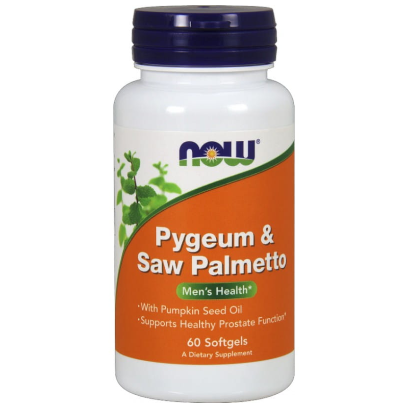 Now Foods Pygeum & Saw Palmetto - wsparcie dla prostaty