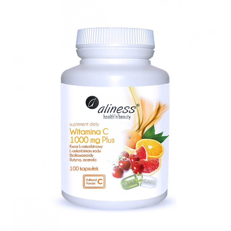 Aliness Witamina C 1000 mg - 100 kapsułek | Biotechsklep.pl