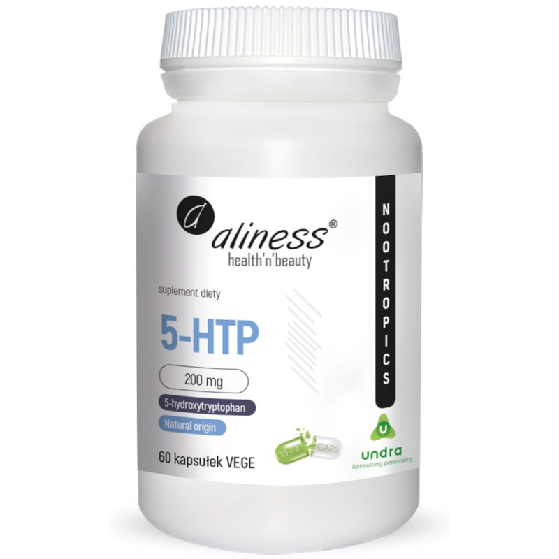 Aliness 5-HTP 200 mg - Poprawa Snu i Nastroju