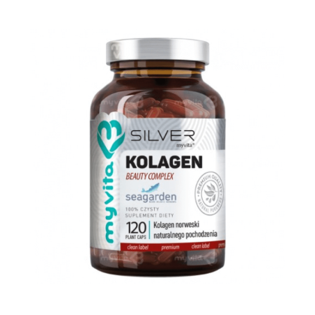 MyVita Silver Kolagen Beauty Complex 120 kaps - Skóra, Włosy, Paznokcie
