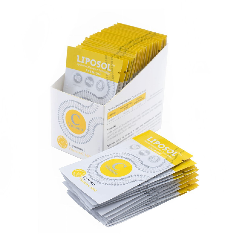 Liposol Liposomalna Witamina C 1000 Buforowana 40sasz - biotechsklep.pl
