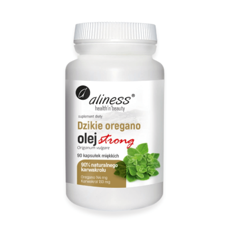 Aliness Dzikie Oregano Strong 90 kaps - Wsparcie Odporności
