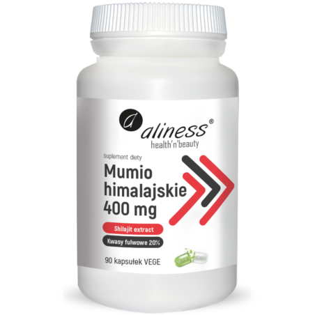Aliness Mumio Himalajskie 400mg 90vkaps - Wsparcie Odporności