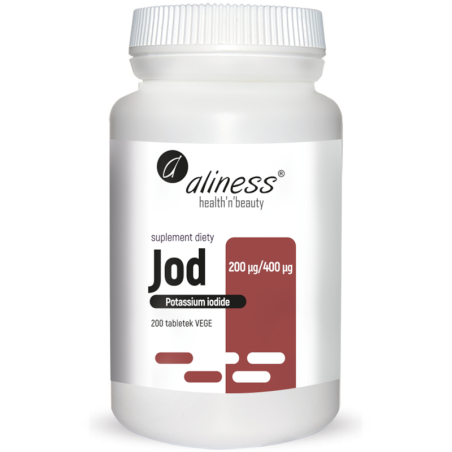 Aliness Jod (Jodek Potasu) 200tab - Suplement diety z jodem