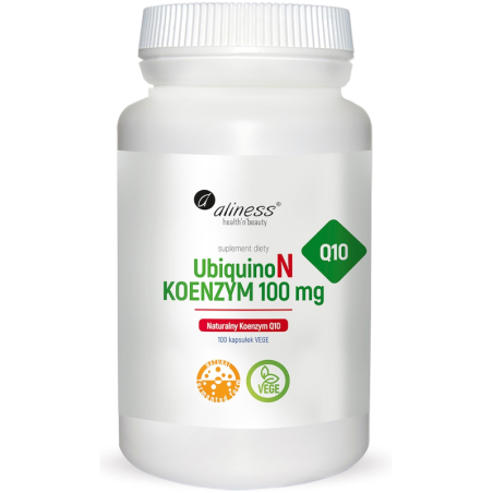 Aliness Koenzym Q10 100mg - Naturalny Ubiquinon dla Zdrowia Serca i Energii