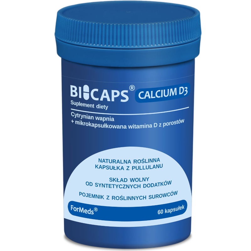 ForMeds Bicaps Calcium D3 - Wapń i Witamina D3 dla Kości