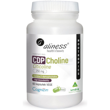 Aliness CDP Choline 250mg 60vkaps - Pamięć i Koncentracja