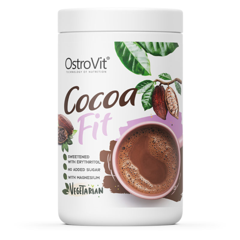 OstroVit Cocoa Fit 500g - Zdrowy napój kakaowy z magnezem