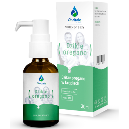 Avitale Olej z Oregano 90% Karwakrolu 30ml - Wsparcie Odporności