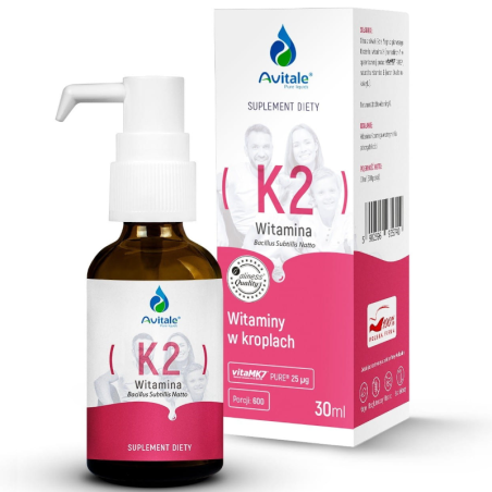Avitale Witamina K2 FORTE MK7 30ml - Kup Teraz!