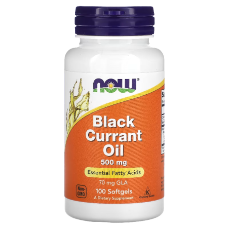 NOW Foods Black Currant Oil 100 softgels - Olej z czarnej porzeczki