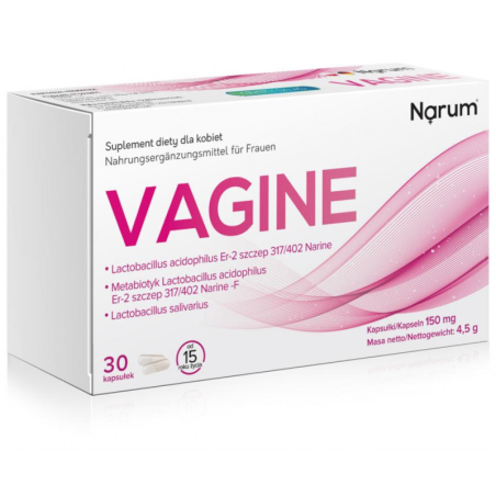 Narum Vagine Probiotyk 150mg - dla Kobiecego Zdrowia