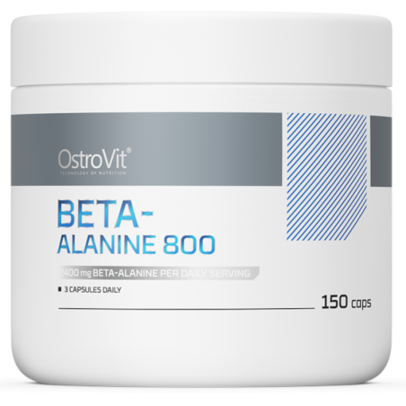 OstroVit Beta-Alanine 800 - 150 kapsułek | Energia i Wytrzymałość