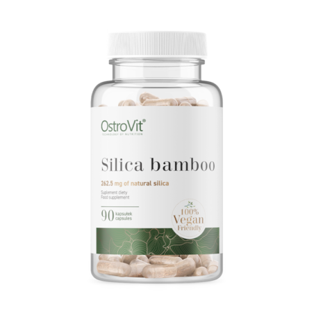 OstroVit Silica Bamboo Vege 90 kaps - Krzemionka na Włosy, Skórę, Paznokcie