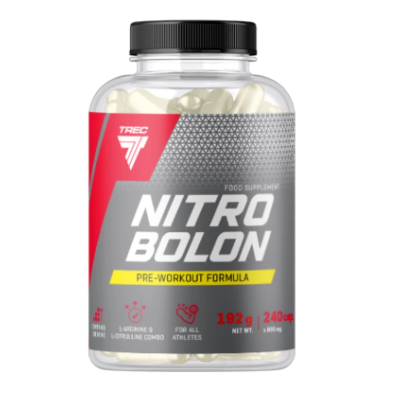Trec Nutrition Nitrobolon 240 kaps - Przedtreningówka z Kreatyną