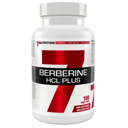 7Nutrition Berberine HCL Plus 100vkaps - Wsparcie Trawienia i Metabolizmu Glukozy