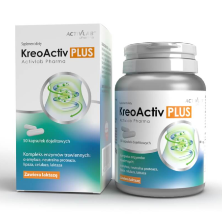 Activlab KreoActiv Plus Enzymy Trawienne - Wsparcie Trawienia