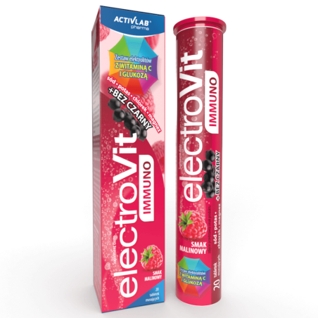 Activlab ElectroVit Immuno - Elektrolity z Witaminą C i Czarnym Bzem