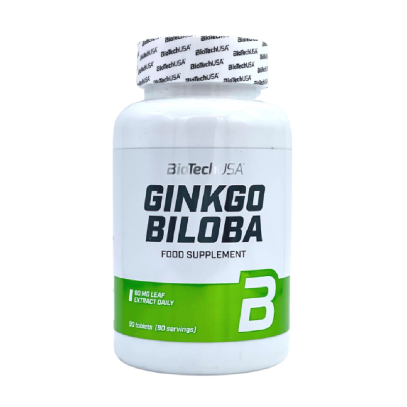 BioTechUSA Ginkgo Biloba 90 tab - poprawa pamięci i koncentracji