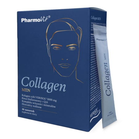 Pharmovit Collagen Men - Kompleks na Włosy, Skórę i Paznokcie