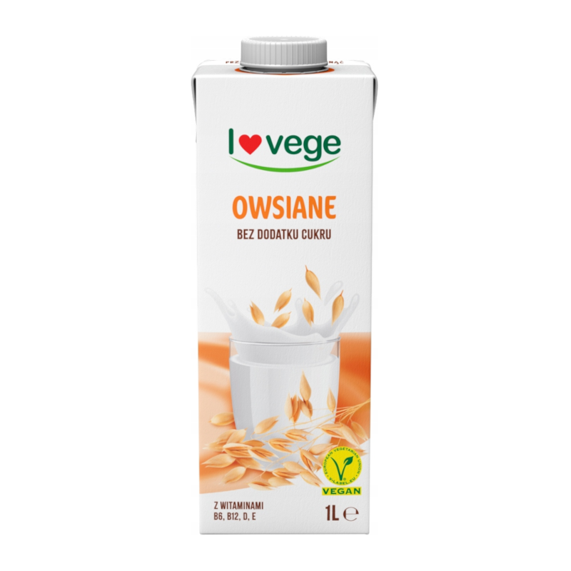 Sante Lovege Owsiany Bez Cukru 1000ml - Napój Owsiany Bez Laktozy