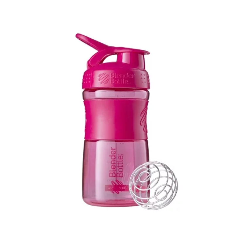 Blender Bottle Shaker Różowy 590ml - Idealny Shaker dla Kobiet i Mężczyzn
