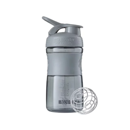 Blender Bottle Shaker Szary 590ml - Idealny shaker do odżywek