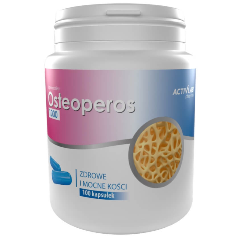 Activlab Osteoperos 1000 - Wapń na mocne kości - 100 kapsułek