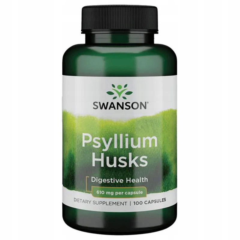 Swanson Psyllium Husks 610mg - Błonnik na trawienie