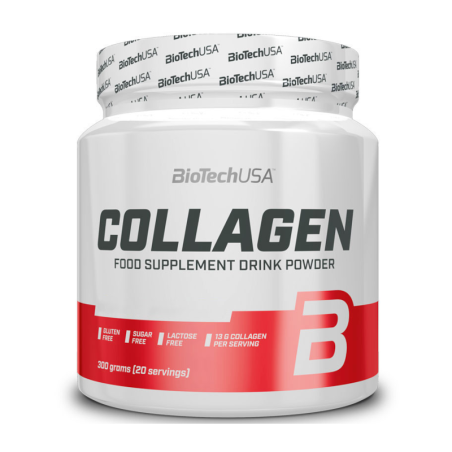 BioTechUSA Collagen 300g - Regeneracja Stawów i Kości