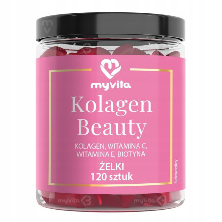 MyVita Kolagen Beauty - żelki na włosy, skórę i paznokcie