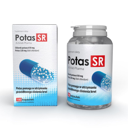 ActivLab Potas SR 100 kaps - Suplement diety z potasem