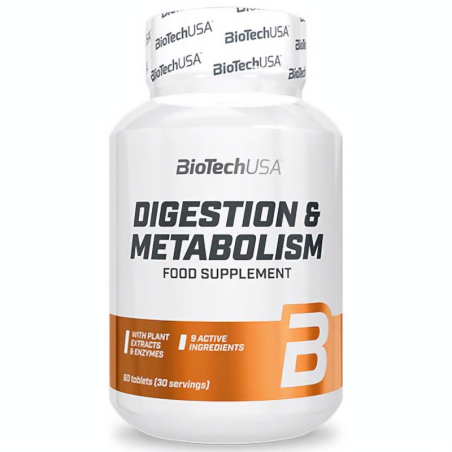 BioTechUSA Digestion&Metabolism 60tab - Wsparcie Odporności i Trawienia